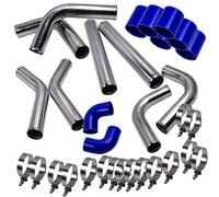 2.5'' Universal Turbocharger Front Tubo Intercooler Pipe Silicone Hose Kit Set