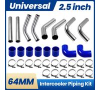 2.5'' Universal Turbocharger Front Tubo Intercooler Pipe Silicone Hose Kit Set