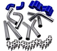 2.5'' Universal Turbocharger Front Tubo Intercooler Pipe Silicone Hose Kit Set