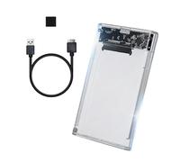 2.5 "USB3.0 Trasparente Hard Disk Housing Caso Per PC Laptop Notebook Hard Disk Versatile Storage Needs Enclosure