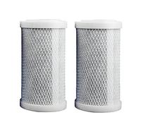 2.5" x 5" Whole House CTO Carbon Water Filter, Sediment Water Filter Replacement, Under Sink Reverse Osmosis Water System(2pcs)
