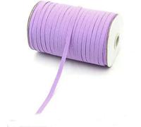 2/5 yards/lotto 6 mm nastro elastico filo dorato glitter elastico spandex fascia per rifiniture cucito tessuto fai da te accessori per cucire abbigliamento-viola chiaro-5 yard