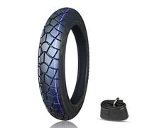 2.50-14 Pneumatico e Camera d’Aria 8PR, 60/100-14 Rinforzata Antipunzonamento Antiesplosione, Pressione 300KPa, Carico Massimo 308lbs, per E-Bike, Dirt Bike, Commuter, Anteriore/Posteriore