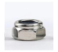 2~50 pz Inserto In Nylon Dado di Bloccaggio Metrico Dado autobloccante Din985 Nero Zincato Placcato Tappo A Vite Anti-allentato M2 M2.5 M3 M4 M5 M16(Nickel plating,M8-10pcs)