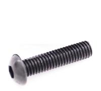 2/50 pz ISO7380 M2 .5 M3 M4 M5 M6 M8 Nero In Acciaio Inox 304 Esagonale A Esagono Incassato Pulsante Vite A Brugola lunghezza del bullone 3-60mm(35mm,2pcs M8)
