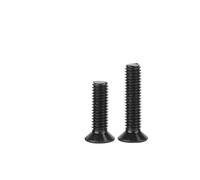 2-50 PZ M2 M2.5 M3 M4 M5 M6 M8 Nero In Acciaio Inox 304 Croce Testa Piatta Viti a Testa Svasata(18mm,M6 5PCS)
