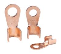2~50 pz Terminali for cavi Terminali elettrici in rame 3~1000A Batteria nuda Capocorda ad anello Connettore a crimpare non isolato(20A,10 pieces)