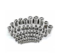 2-50 stainless steel spiral thread insert set for repairing inserts M2M2.5M3M4M5M6M8M10M12M16M18M20(3 D,M2 x 0.4 (50pcs))