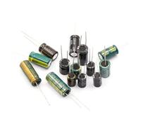 2-50pcs 100UF 220UF 330UF 470UF 680UF 1000UF 1500UF 2200UF 3300UF High Frequency Low Aluminum Capacitor 10V 16V 25V 35V EKFBQBGW(50V 220UF 10PCS)