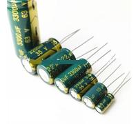 2-50PCS 35V 50V 63V 80V 100V 160V 200V 250V condensatore in alluminio ad alta frequenza e bassa 1UF 2.2UF 4.7UF 10UF 22UF 47UF 68UF 100UF(50V2.2UF 5X11 50PCS)