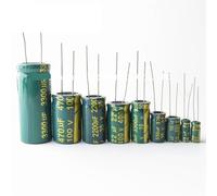 2-50PCS 6.3V 10V 16V 25V 35V condensatore in alluminio ad alta frequenza e bassa 47UF 68UF 100UF 220UF 330UF 470UF 560UF 680UF 820UF(10V4700UF 10X25 10PC)