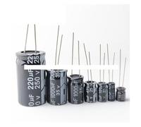 2-50PCS Aluminum Electrolytic Capacitor 50V 63V 80V 100V 160V 200V 250V 400V 330UF 470UF 680UF 1000UF 2200UF 4700UF 6800UF MQXFCZUX(50V220UF 10X13 10PCS)