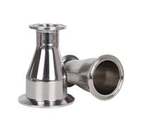 2''(51mm) OD64mm x 3''(76mm) OD91mm Tri clamp Reducer Pipe Connector Stainless Steel 304