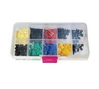 2.54mm 2.0mm Jumper Cap Kit 200pcs Misto CortoCircuito Collegamento Pin Blocchi per PCB Scheda Madre per Circuito ARDUINO