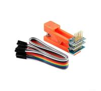 2.54mm PCB Test Clip Fixture 4-12 Pin, Morsetto sonda a molla per Arduino per la programmazione STM32, Embedded System Testing Orange(F)