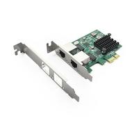 2.5G NIC,doppio RJ45 ports,Scheda di rete Ethernet,2.5GbE CNA,con Realtek RTL8125 Chip,supporto Windows Server/Linux/VMware (non supporto X11, MAC)
