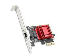 2.5G Scheda di Rete PCIe Ethernet AYWHP PCI-E a RJ45 Scheda di rete adattatore di rete Gigabit Ethernetcon chip RTL8125B, adatta per ogni PC desktop, compatibile con Windows