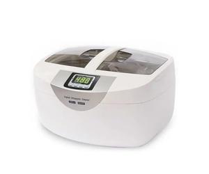 2.5L detergente ultrasonico 70W 40kHz con Riscaldamento, Timer Digitale, Funzionamento Muto per Gli Orologi da Gioiello Vetro Macchina di Pulizia della Verdura da Bagno