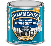 2,5L Hammerite metallo vernice protettiva Anthrazitgrau RAL 7016 Matt