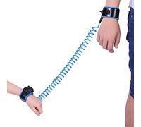 2.5M anti legame da polso perso, sicurezza per bambini anti-perdita di polso braccialetto elastico per le attività all'aria aperta(blu)