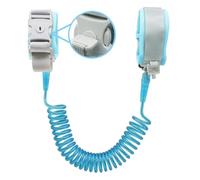 2.5M Anti-Perso Mano Cintura, Bracciale Sicurezza Bambino,Portatile Che Cammina Anti-Perso Mano Cintura,Braccialetto Bambini Antismarrimento Girevole a 360°, Blu