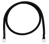 2,5m Cavo della batteria Cavo di terra 10mm² Nero AUTO Cavo di alimentazione 2x