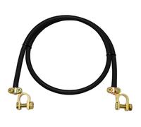 2,5m Cavo della batteria Cavo di terra 16mm² Nero AUTO Cavo di alimentazione 2x