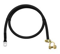 2,5m Cavo della batteria Cavo di terra 50mm² Nero AUTO Cavo di alimentazione Cap