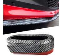2.5m Strisce Paraurti Auto per Renault Clio V/5 (ab Bj.2019),Protezione Paraurti per Auto Spoiler Anteriore Gomma Strisce Paraurti Anteriore Lip Splitter Spoiler,Carbon Fiber