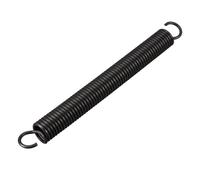 2.5mmx18mmx180mm Manganese Steel Tension Spring Black for Oven Door