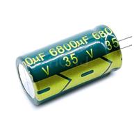 2-5PCS 35V6800UF Condensatore Elettrolitico In Alluminio Originale Basso Esr/impedenza Formato 18 * 35 6800uf35v 35V6800 20%(2PCS)