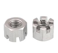 2/5pcs GB6181 M6 M8 M10 M12 M14 M16 Biella Assale Mozzo Intaglio Castello Dado Scanalatura Dado Esagonale A2 304 In Acciaio Inox(M12 2PCS)