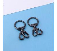 2/5Pcs Girevole Gancio Portachiavi con Molla Clip Anello Hardware per Cordicella Fare Artigianato FAI DA TE Sacchetto Fasc