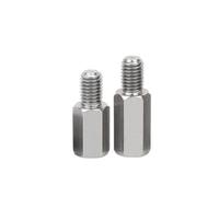 2-5pcs M2 M2.5 M3 M4 M5 M6 in Acciaio Inox 304 Esagonale Maschio A Femmina Standoff Pilastro della Vite Prigioniera del Computer PCB Scheda Madre Spacer(15mm,M4 5PCS)