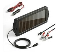 2.5W Amorfo Silicon Solar Panel Battery Maintainer - Caricatore solare portatile da 16 V con telaio in PVC per batterie da 12 V