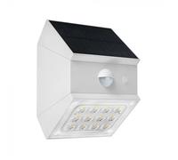 2.5W Led Solar Wall Light - Magic Power 1200Mah 3.7V Cct:3In1 White Body