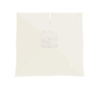 2.5x2.5 3x3 4x3m Copertura Quadrato Per Ombrellone A Sbalzo, 8 Stecche Telo Di Ricambio Per Parasol Da Esterno, Baldacchino Per Ombrellone Terrazza Piscina，Offwhite：3x3.0m/9.8x9.8ft