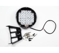 2.5x22.9cm 12-24V Lampada LED 7D Jumbo Rotondo Luce Barra Bull 96W Auto Camper