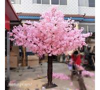 2,5x2m/8.2x6.6 piedi di grande pianta di simulazione artificiale, albero di fiori di ciliegio giapponese, pesca che desidera un fiore di seta finta per ufficio da letto per la camera da letto feste