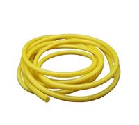 2/6/10/15M Tubo in Gomma di Silicone Giallo ID 0.5~25mm OD 1~31mm Flessibile Irrigazione Acquario Aria Acqua Piombo Tubo da giardino Per Tagliaerba,Trimmer(2 Meter,ID 0.5mm x OD 1mm)