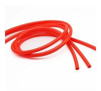 2/6/10/15M Tubo In Silicone Tubo Di Gomma Rosso Flessibile Acquario Tubi di Irrigazione Dell'aria Connettore Dell'acqua Tubi Da Giardino(2 Meter,ID 7mm x OD 10mm)
