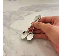 2/6/12/18 pezzi Cucchiai mini extra piccoli in acciaio inossidabile 304 con manico corto da 3,54 pollici, cucchiaio per sale, cucchiaio per polvere, cucchiaio per condimenti, cucchiaio per caffè Oro (