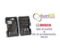 2.607.017.327 SET DI PUNTE E BIT DI AVVITAMENTO LEGNO DA 35 pz BOSCH