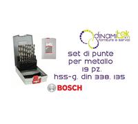 2.608.587.013 SET DI PUNTE DA 19 pz 1-10 mm HSS-G BOSCH