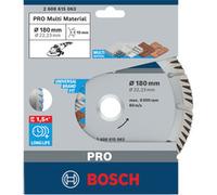 Bosch Accessories - Disco diamantato pezziandard per universale (calcestruzzo e muratura, 180 x 22,23 mm, accessori smerigliatrice angolare)