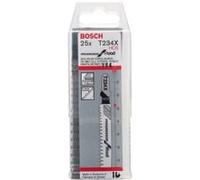 2 608 633 524 lama per sega a gattuccio, sega a traforo e sega universale Lama per seghetto alternativo Acciaio al carbonio (HCS) 25 pz Lama per seghetto alternativo, Truciolare, Pannello in fibra, Le