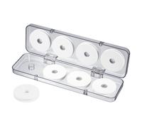 2.64" Pesce Linea Bobina,1 Set/8pz EVA Schiuma Pesca,Bianco