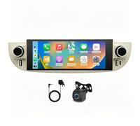 2+64G Android 14 Doppio DIN Autoradio per Fiat 500 2007-2015, 6.86 inch Touch Screen GPS Navigation for Fiat 500 Head Unit Wireless Carplay Android Auto Upgrade Bluetooth AHD Backup Camera FM/RDS SWC