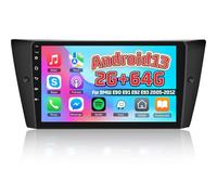 [2+64G]Autoradio Android 13 per BMW E90 E91 E92 E93 2005-2012 con Senza Fili Carplay & Android Auto - Radio Touchscreen da 9 Pollici con WiFi Mirror Link DSP FM/RDS Radio SWC+ Telecamera di Backup AHD