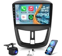 [2+64G]Autoradio Android 13 per Peugeot 207 2009-2013 con Senza Fili Carplay & Android Auto - Radio Touchscreen da 9 Pollici con WiFi Mirror Link DSP FM/RDS Radio SWC+ Telecamera di Backup AHD